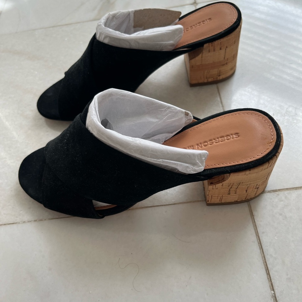 Suede Open Toe Sandals - image 3